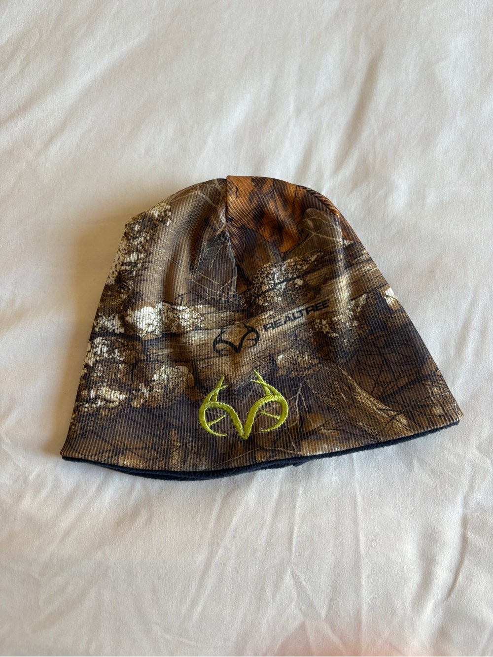 Realtree Camo Ribbed Fleece Beanie Hat Hunting Outdoors Gorpcore Streetwear